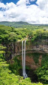 Wodospad na wyspie Mauritius