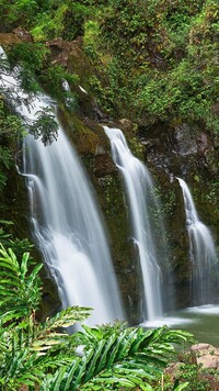 Wodospad Upper Waikani Falls