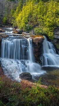 Wodospad w Park stanowym Blackwater Falls