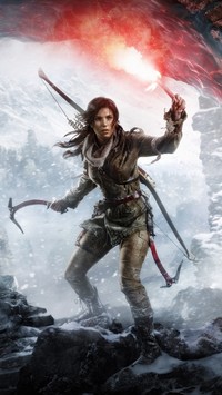 Wojowniczka z gry Tomb Raider