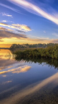 Wschód słońca nad rzeką Woroneż