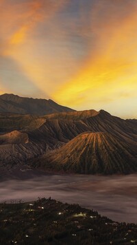 Wulkan Mount Bromo w Indonezji
