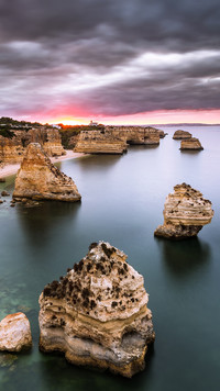 Wybrzeże Algarve w Portugalii