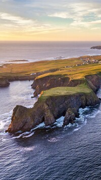 Wybrzeże Glencolmcille w Irlandii