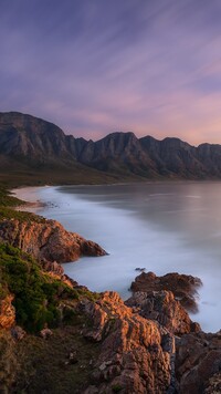 Wybrzeże Kogel Bay Beach w Kapsztadzie