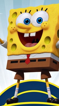 Zadowolony SpongeBob Kanciastoporty z serialu