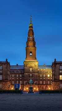 Zamek Christiansborg w Kopenhadze