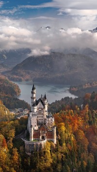 Zamek Neuschwanstein w gminie Schwangau