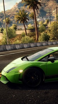 Zielone Lamborghini