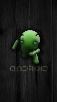 Zielony android