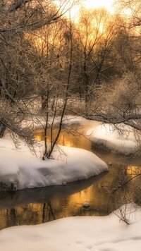 Zima nad rzeką Churilikha