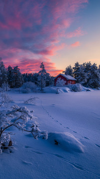 Zima w Norwegii