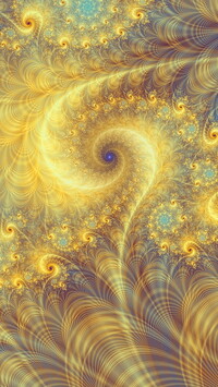 Złote spirale w grafice fraktal
