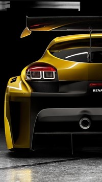 Żółte Renault Megane