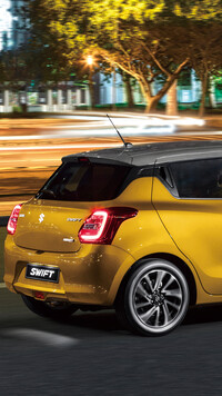 Żółte Suzuki Swift Hybrid