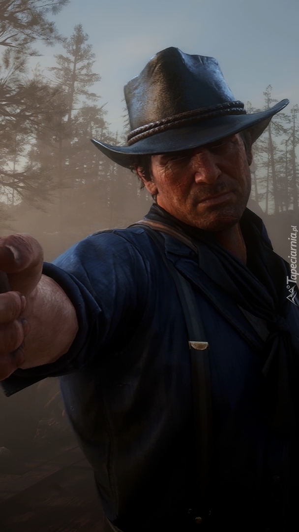 Arthur Morgan w kapeluszu