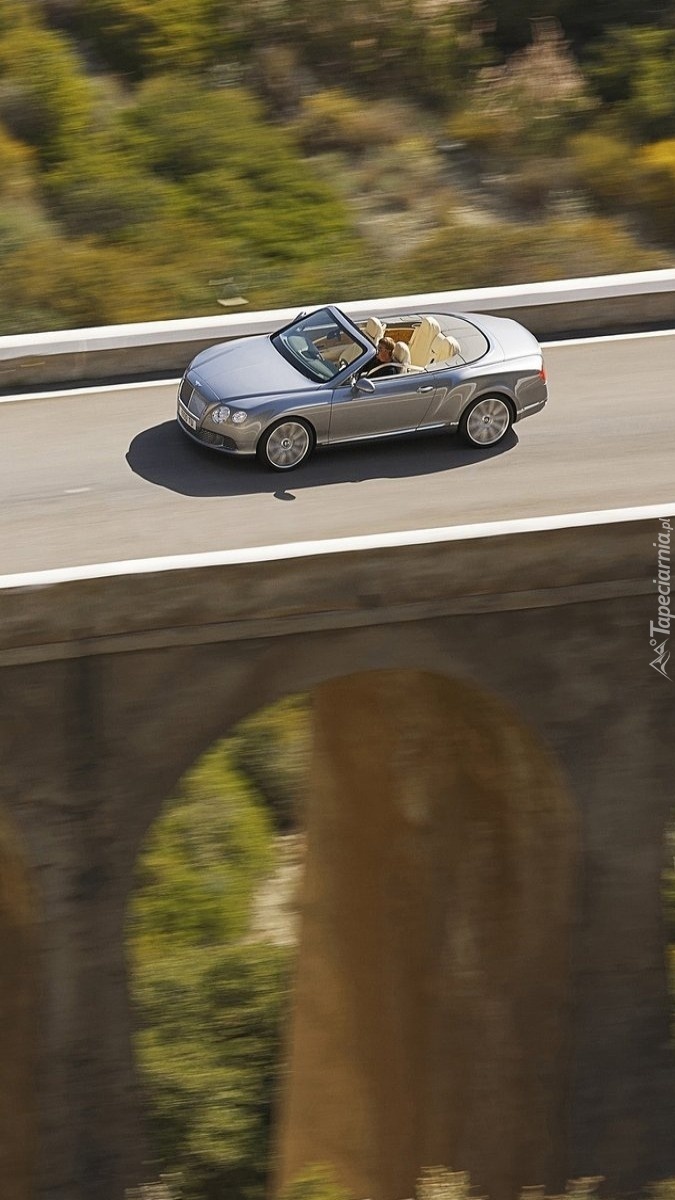 Bentley Continental na drodze