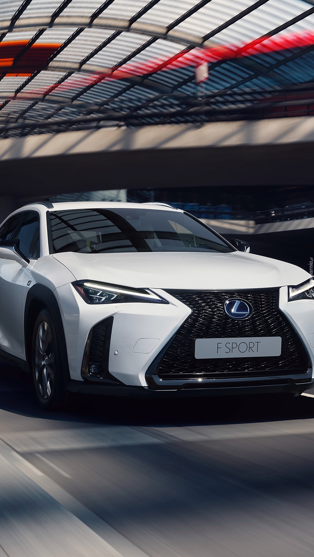 Biały Lexus UX 250h F Sport