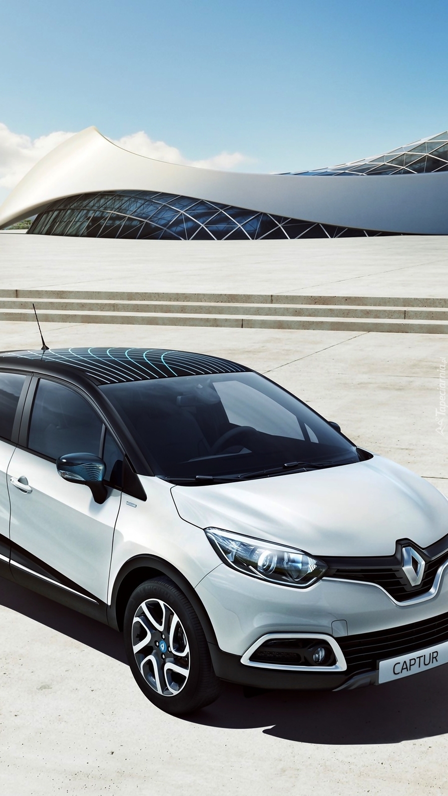 Biały Renault Captur