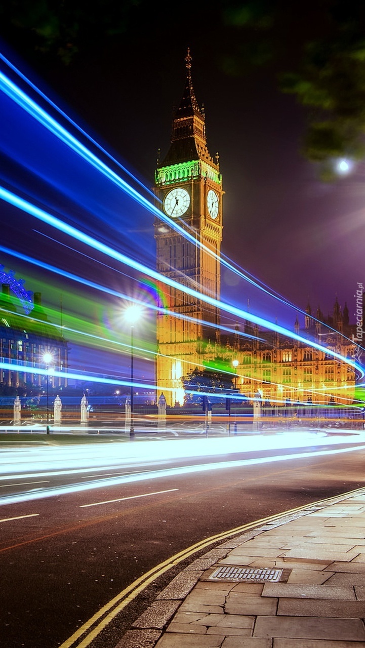 Big Ben nocą