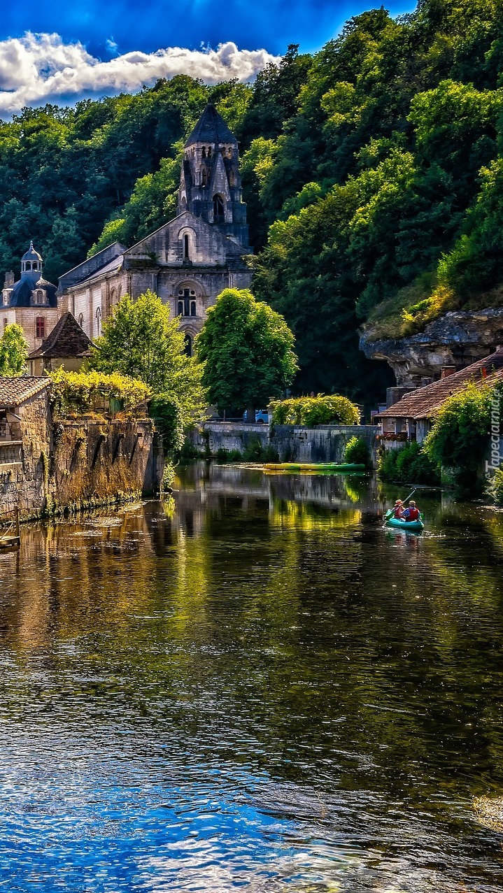 Brantome nad rzeką