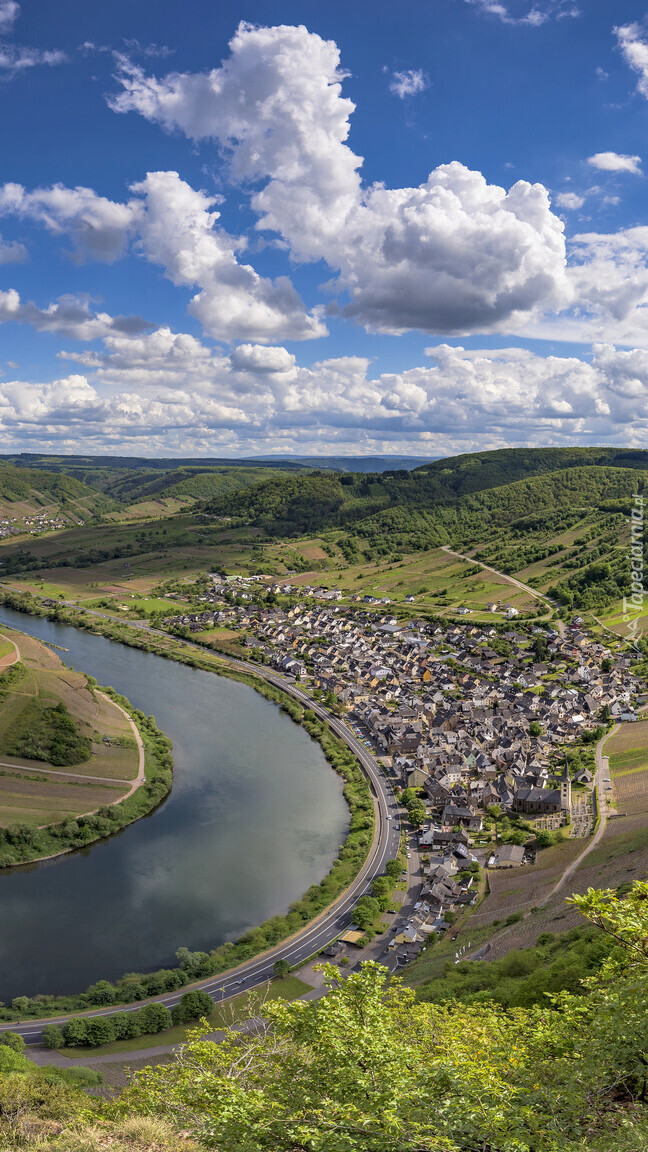 Bremm nad rzeką Mozelą