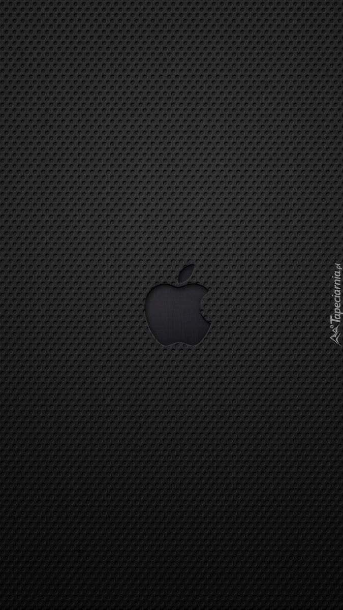 Czarno-szare logo Apple
