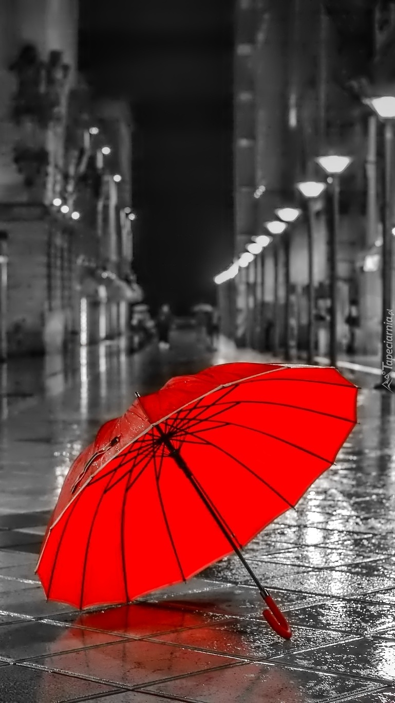 Czerwona parasolka