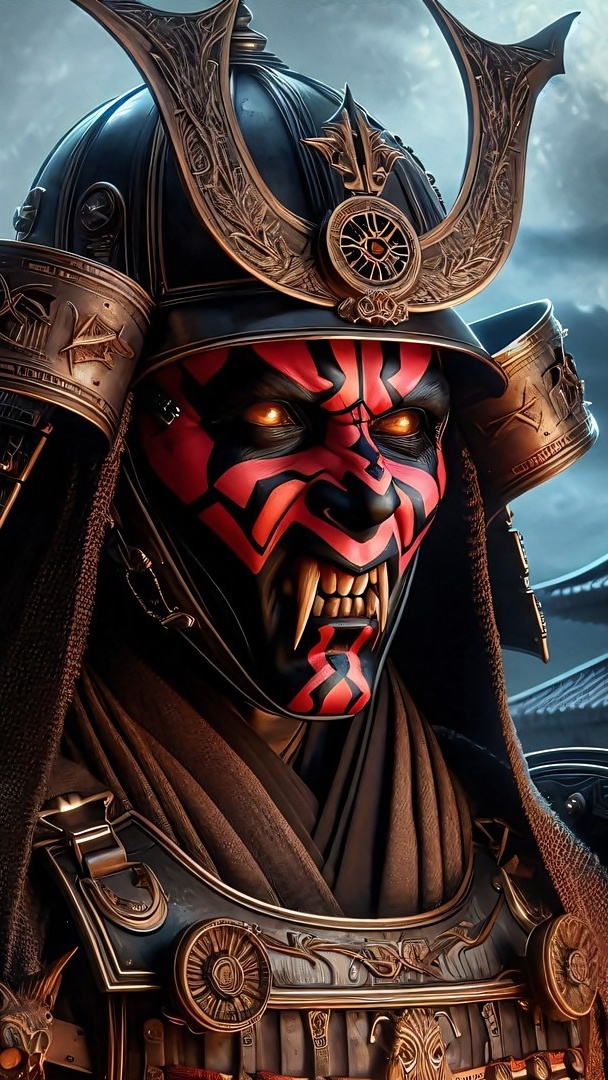 Darth Maul w hełmie