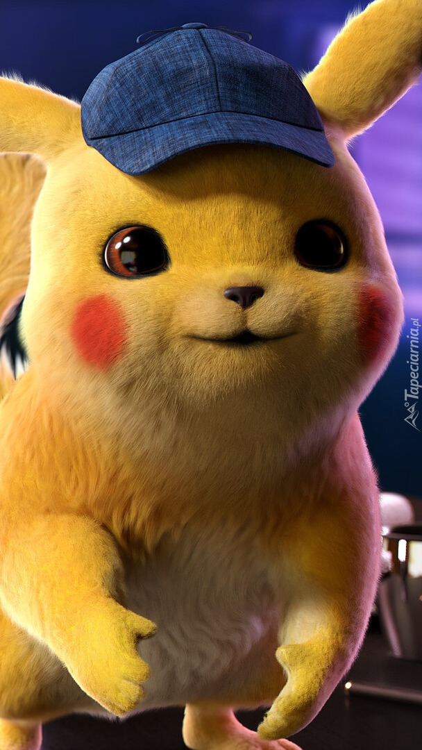 Detektyw Pikachu w czapeczce