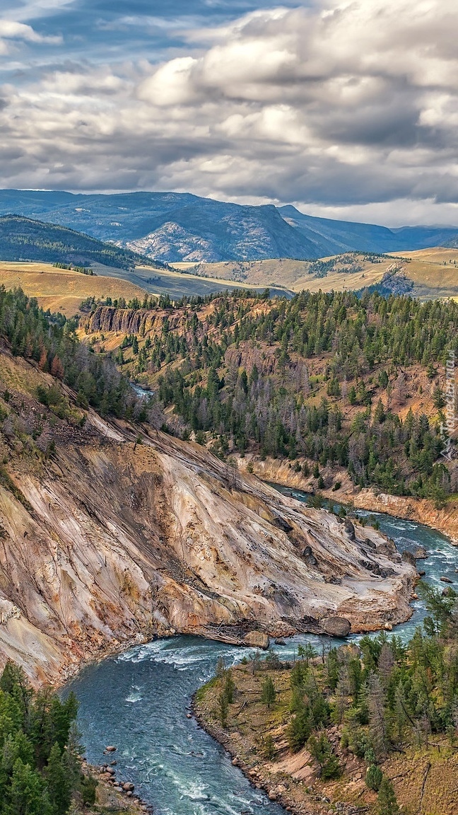 Dolina rzeki Yellowstone River