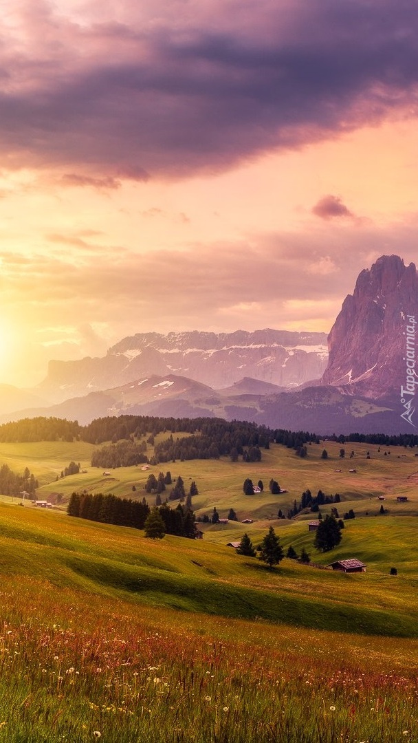 Dolina Val Gardena w Dolomitach