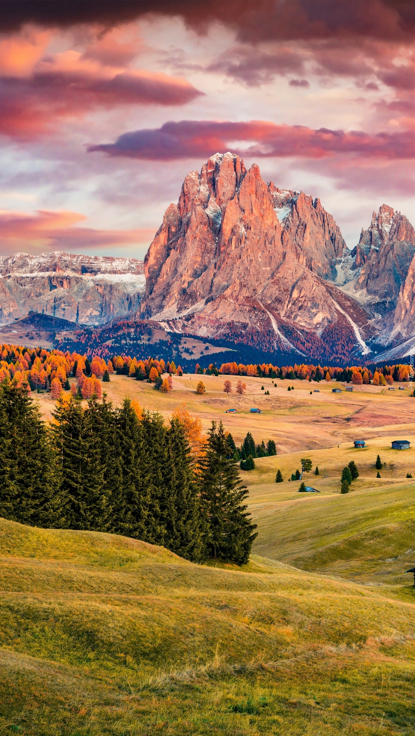 Dolina Val Gardena w Dolomitach