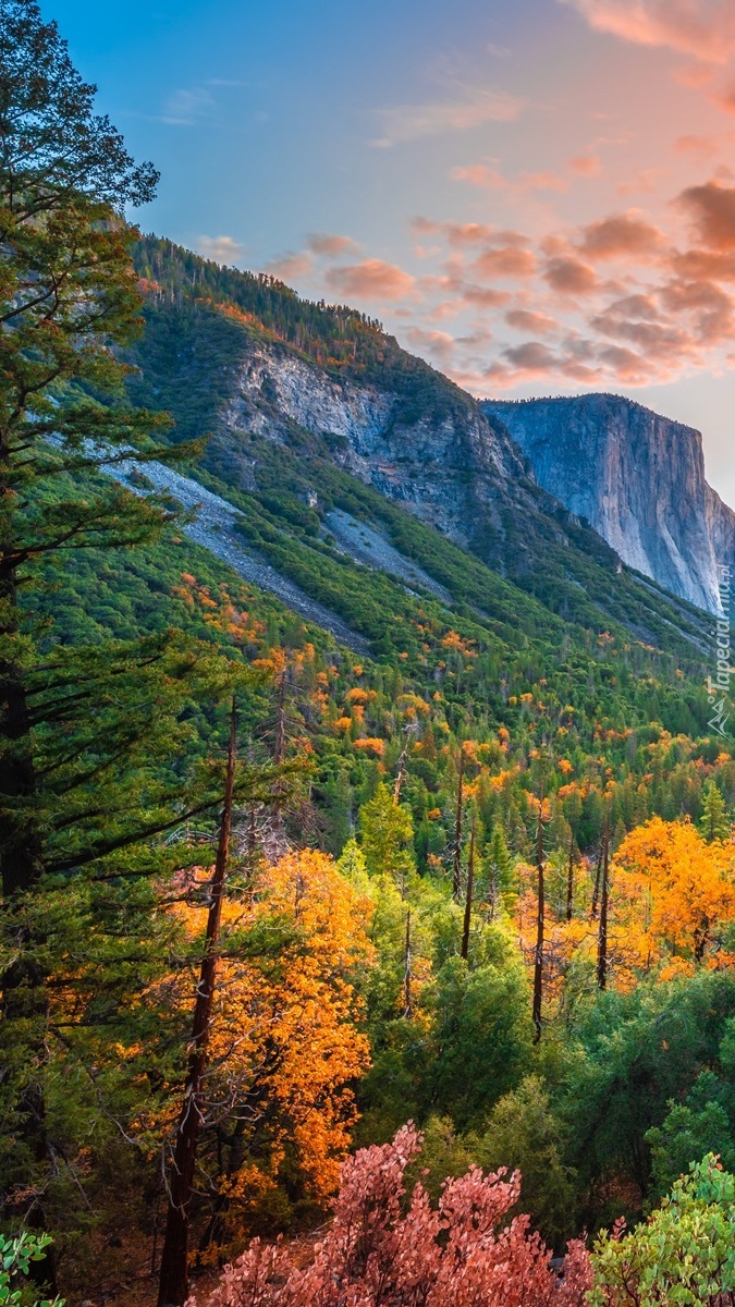 Dolina Yosemite Valley jesienią