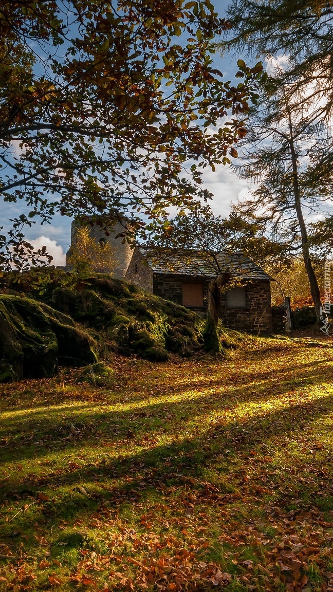 Dom i wieża w Parku Narodowym Snowdonia