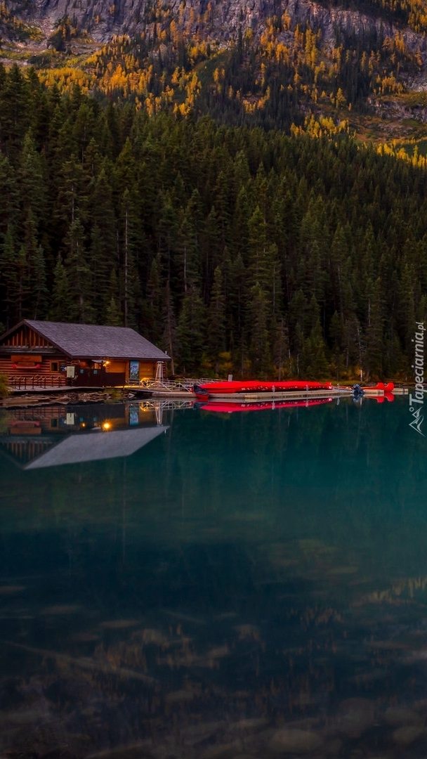 Dom nad jeziorem Lake Louise