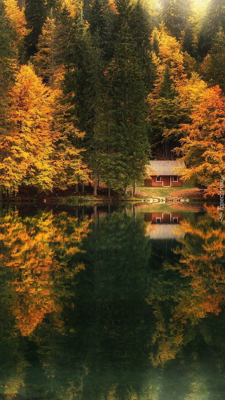 Domek nad jeziorem Fusine Lake