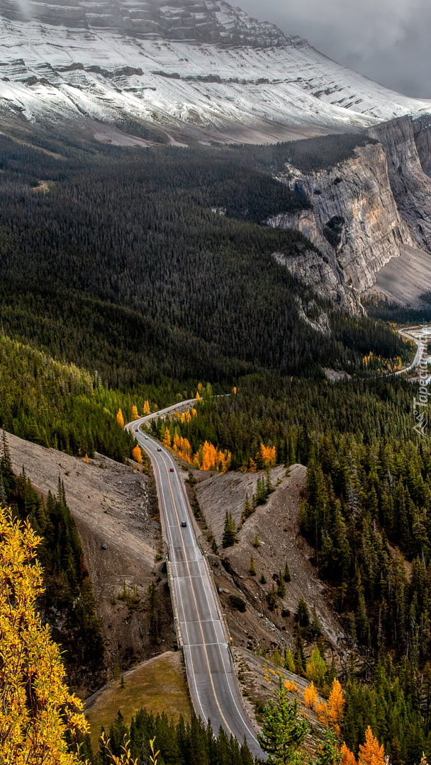 Droga Icefields Parkway w Kanadzie