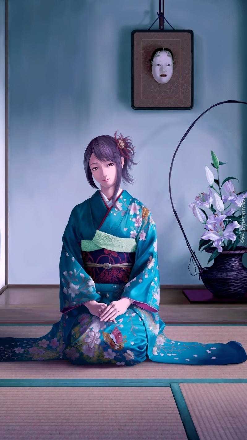 Dziewczyna w kimonie