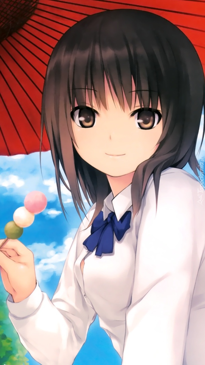 Dziewczynka z japońska parasolką