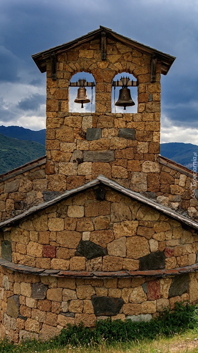 Dzwonnica na kaplicy Chapelle de Roselend