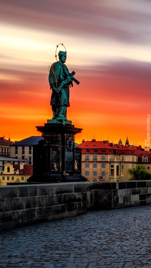 Figura na moście Karola w Pradze