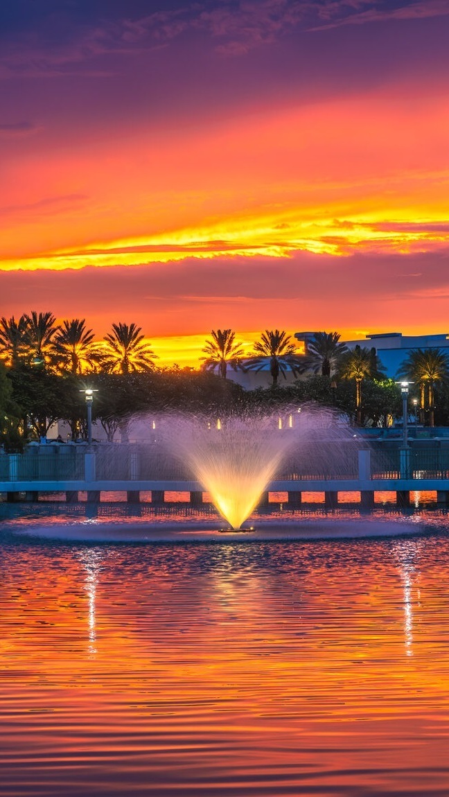 Fontanna w Palm Beach Gardens