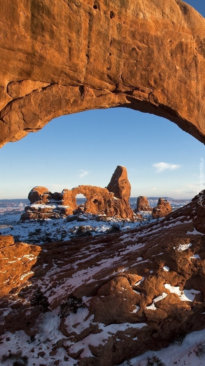 Formacja Turret Arch w stanie Utah