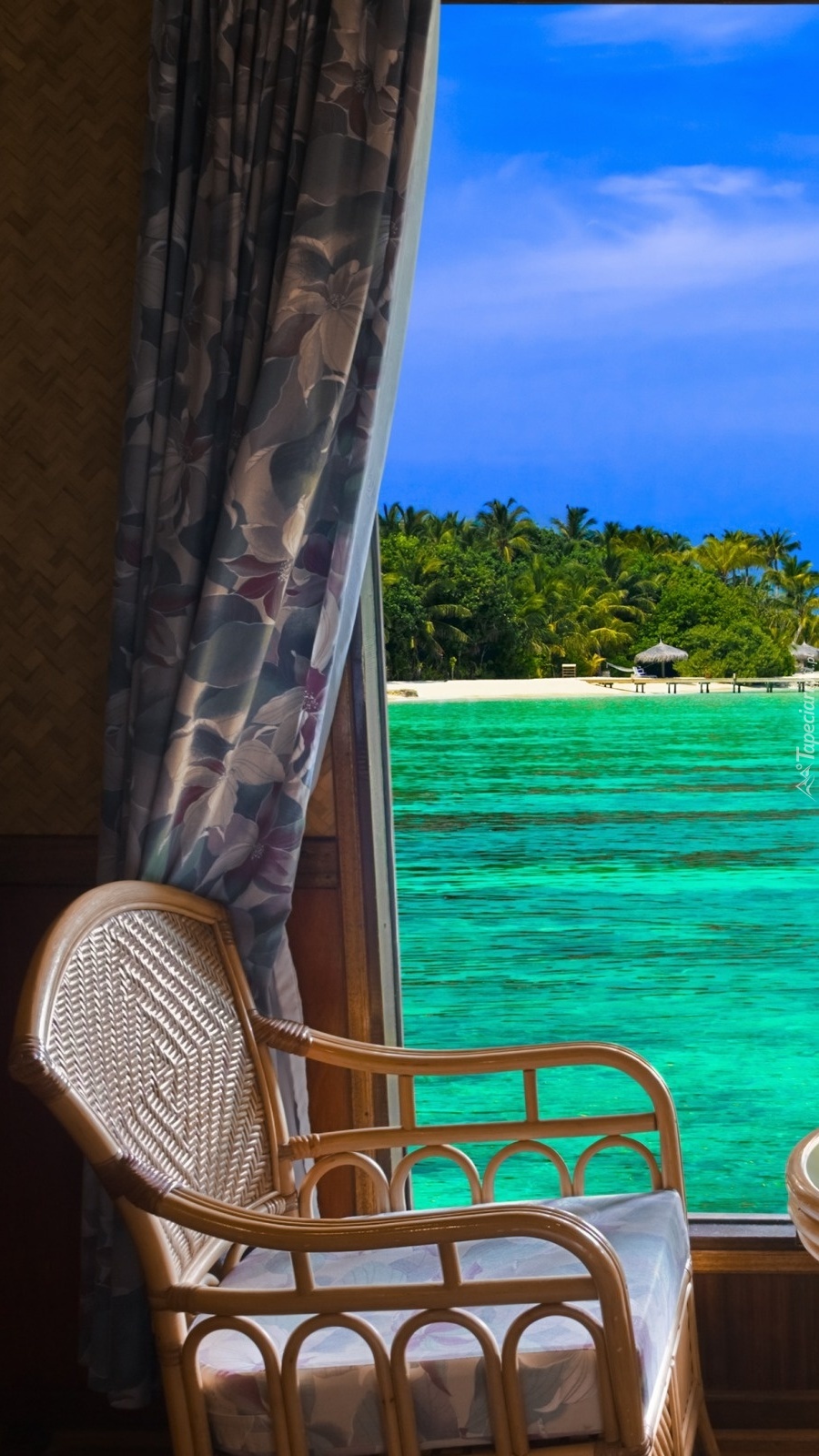 Fotel z widokiem na morze