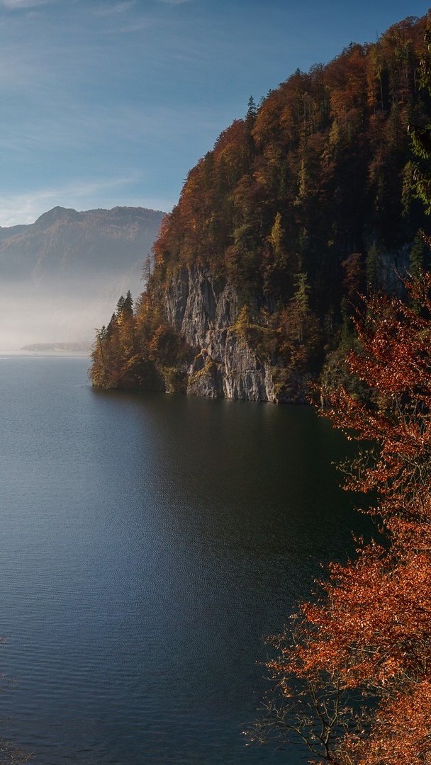 Góry i jezioro Konigssee w Niemczech