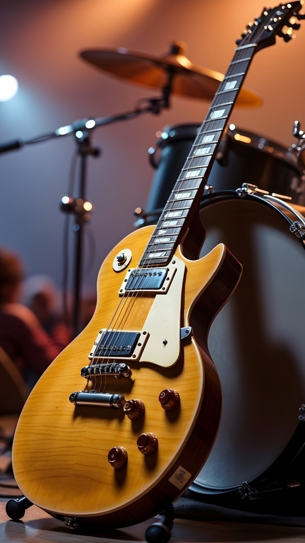 Gitara i perkusja na scenie