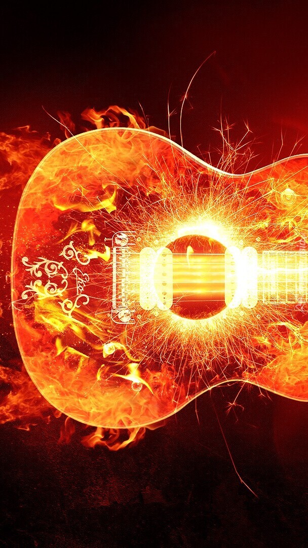 Gitara w ogniu