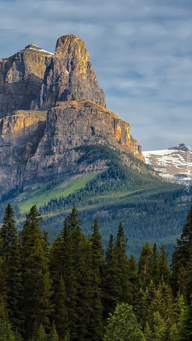 Góra Castle Mountain w Parku Narodowym Banff