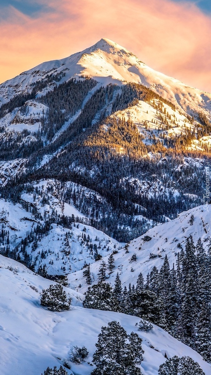 Góra Mount Abrams zimą